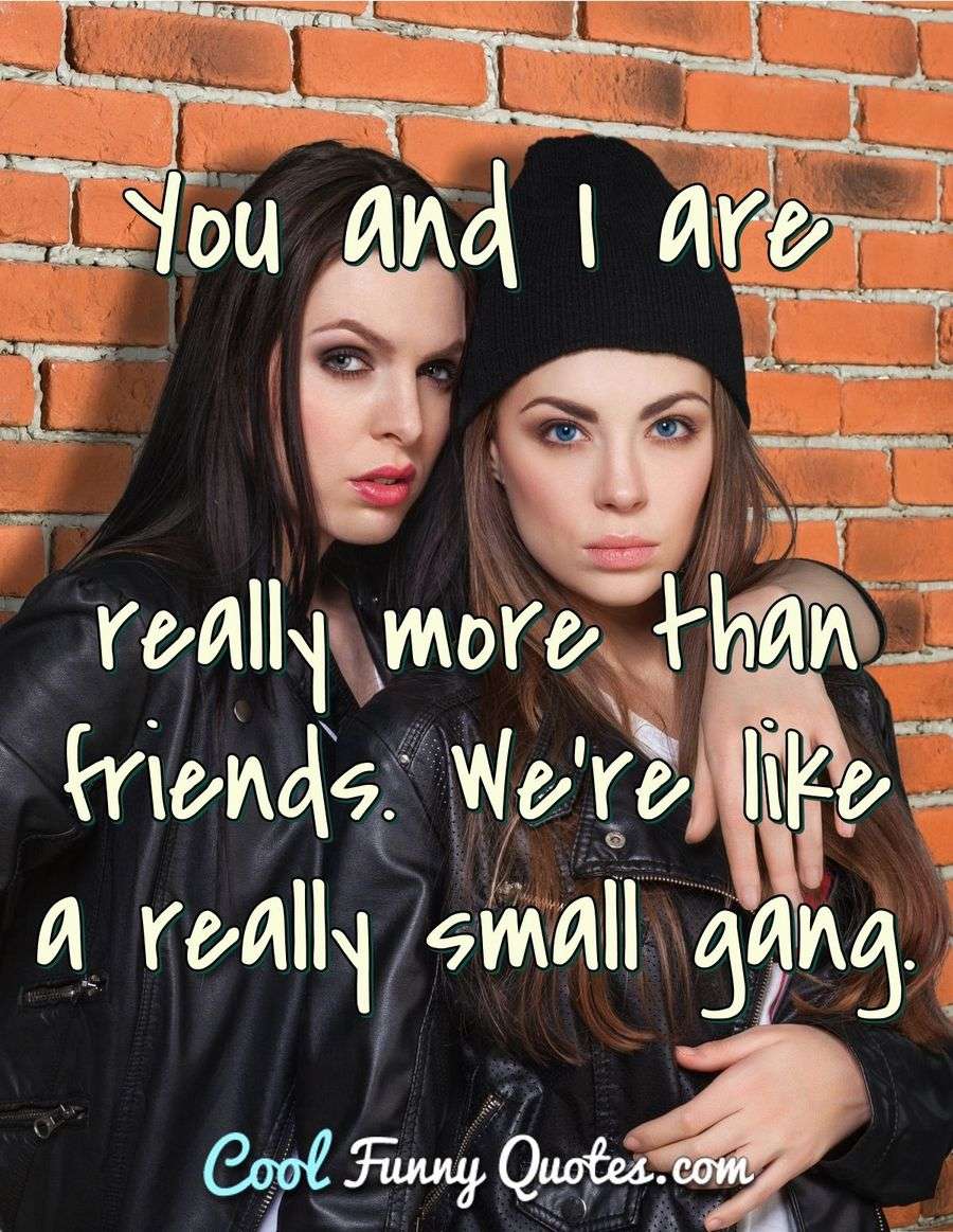 We can be more than friends