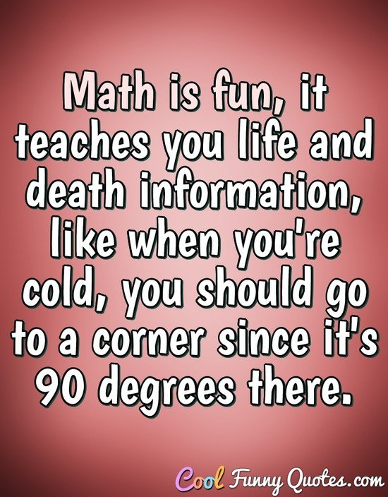 mathematics quotes about life