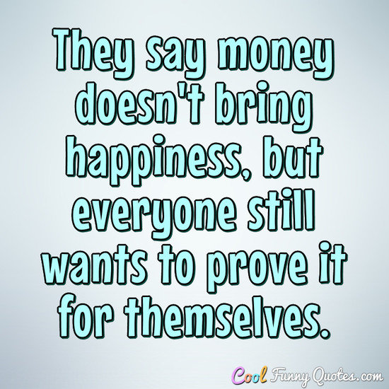 can money bring happiness