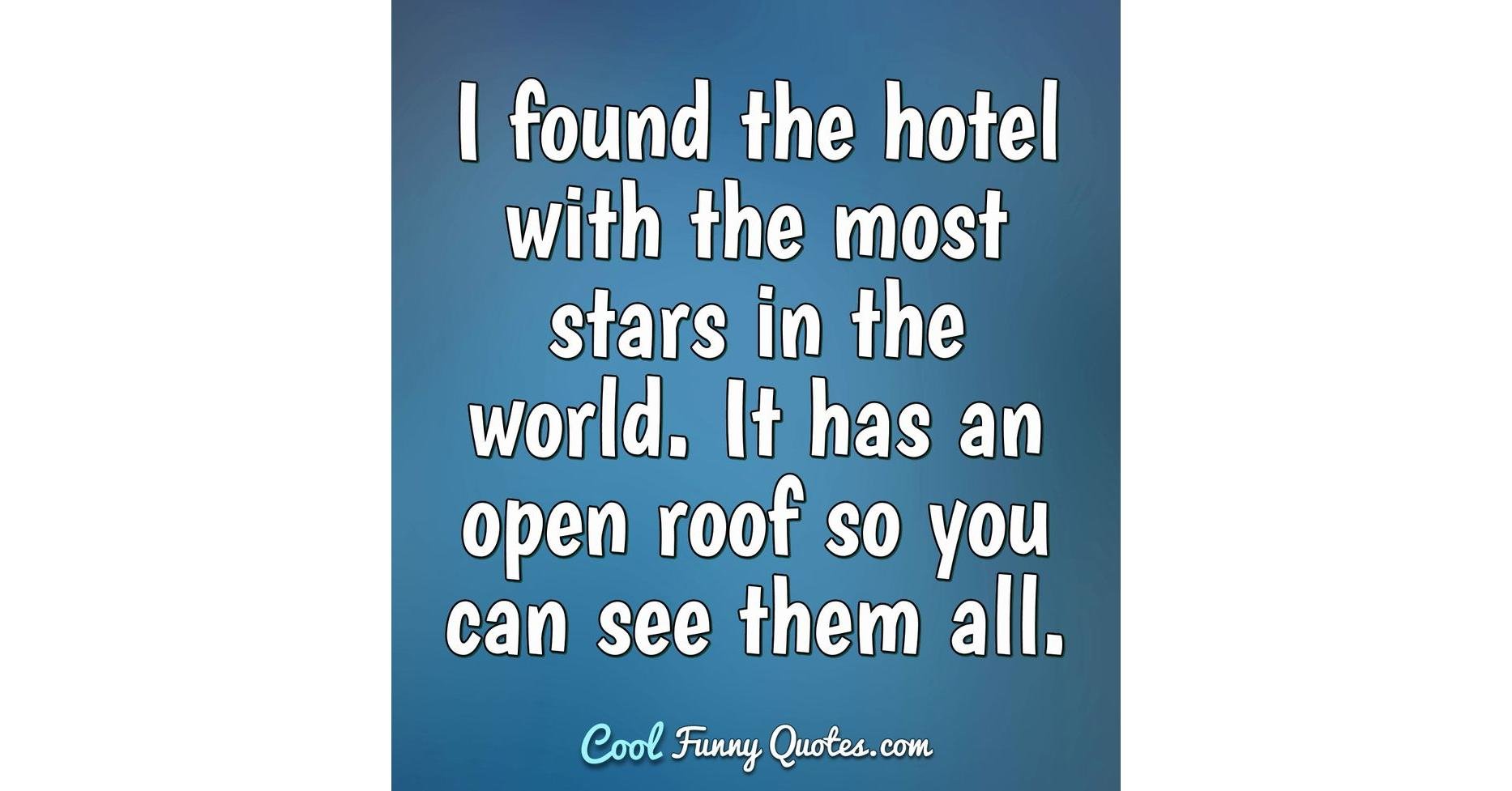 I found the hotel with the most stars in the world. It has an open roof so  you ..., image size:1866x977